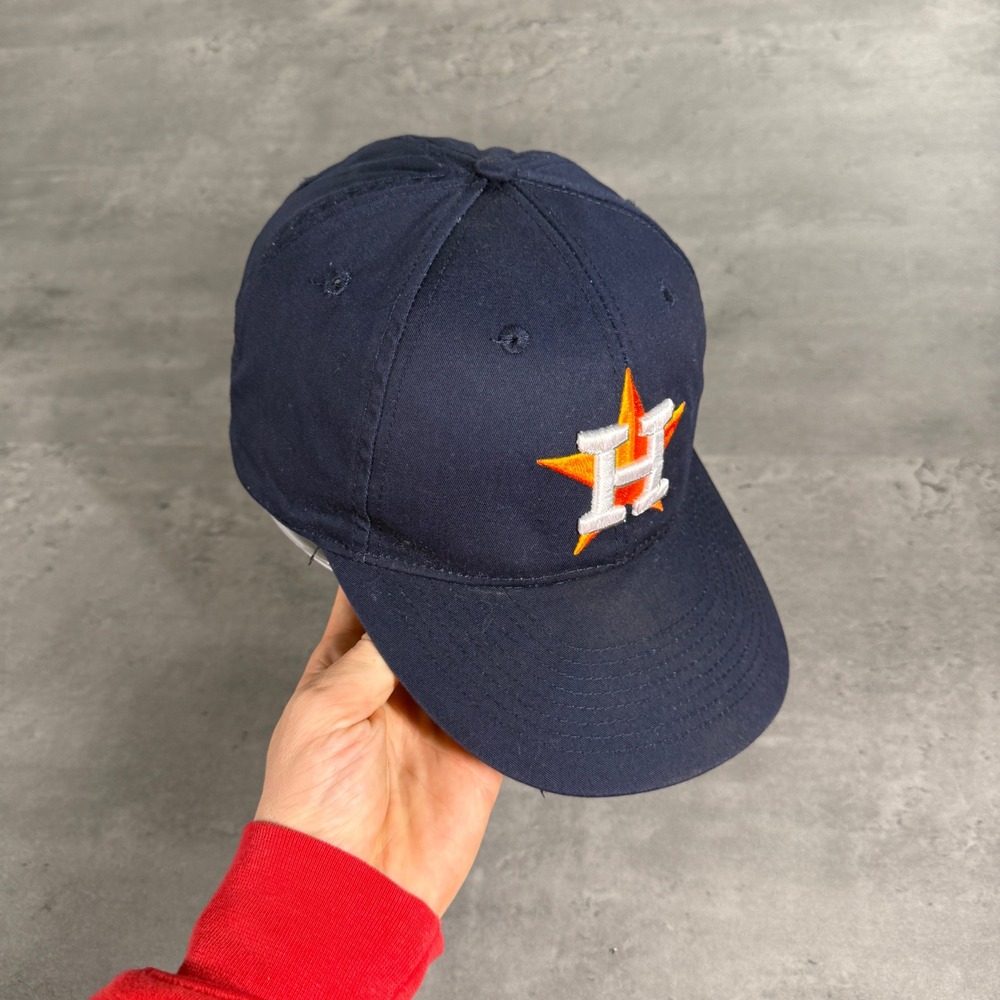 Houston Astros Hat Men Navy Blue MLB Embroidered Baseball Cap Adjustable Dad Cap - Picture 4 of 7